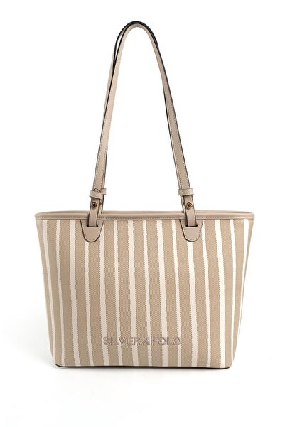 Silver Polo Sand Beige Sp1204 Women's Shoulder Bag