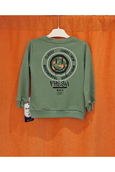 Miniworld Baby Smiling Face Printed Tracksuit Set