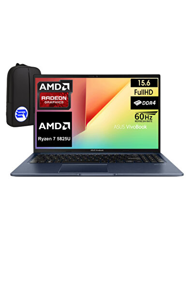 ASUS Vivobook 15 M1502YA-BQ579 Ryzen 7 5825U 16GB 512GB SSD W11 Pro 15.6" FHD 60Hz + ElektroPasaj ÇNT