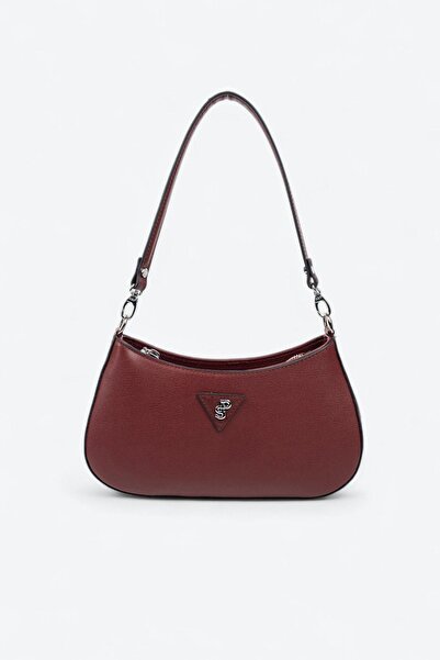 Silver Polo Silver & Polo Sp1251 Women's Shoulder Bag Claret Red