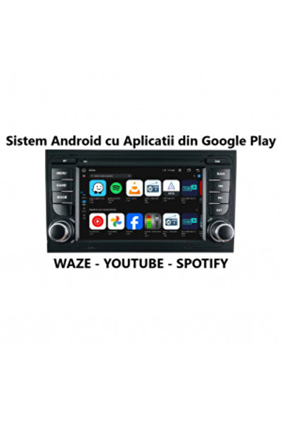 NAVI-ABC Dedicated Navigation for Audi A4 B6 (2000-2004) 7 inch, 2GB RAM, 32GB, Quad Core