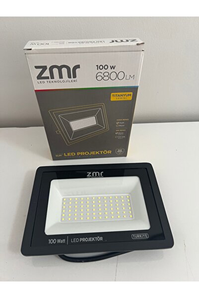 GE ZMR SLIM LED PROJEKTÖR KASA RENGİ SİYAH IŞIK RENGİ BEYAZ 100W 6800LM