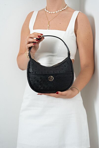 Silver Polo Silver & Polo Black Sp1194 Women's Shoulder Bag