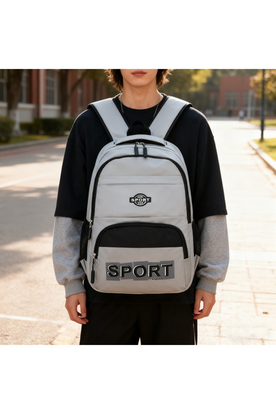 Generic New Urban Simple Leisure Double-Shoulder Bag with Letter Print, Suitable for College Students