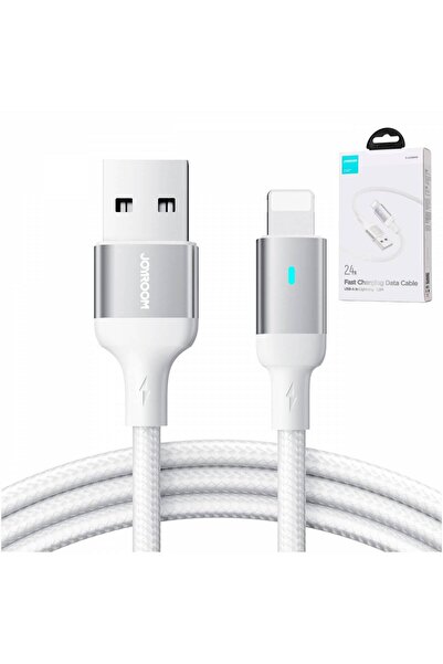 Joyroom Cablu Date si Incarcare (S-A10), USB-A la Lightning, 3A, Fast, 1.2m, WHITE