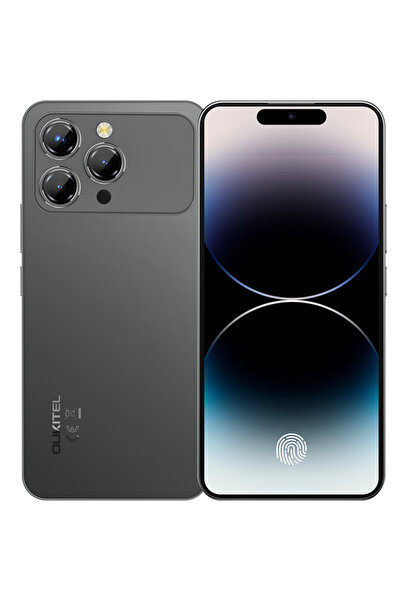 oukitel P1 Pro Black, 4G, 6.7-inch AMOLED 120HZ, 512GB, 5150mAh, NFC, Android 15, 8.2mm Ultrathin Smartphone
