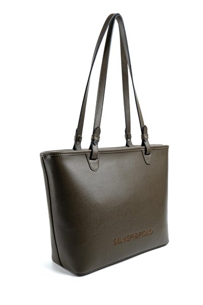Silver Polo Silver & Polo Khaki Sp1204 Women's Shoulder Bag