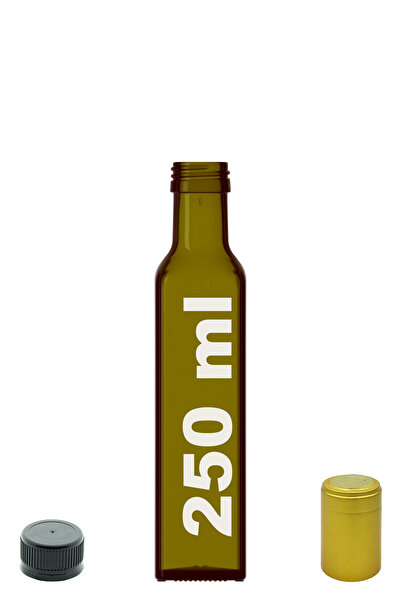 Afracam 250 مل زجاجة ماراسكا خضراء فارغة 250 سم مكعب مع غطاء قفل وغطاء زاوية ...