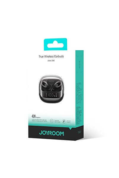Joyroom Casti Wireless (JR-DB2), Casti Wireless, Ear Buds, BT 5.3, StandBy, 500mAh, LED Power, Black