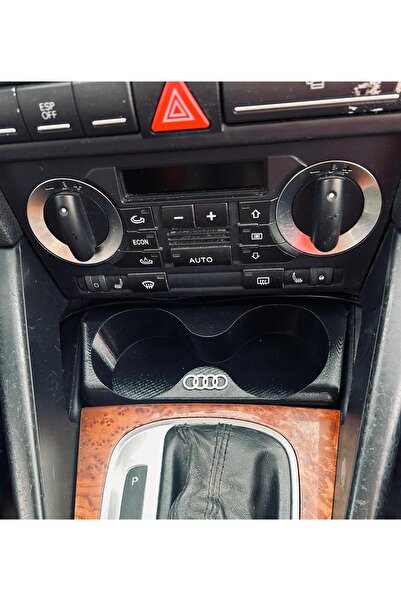 Audi A3 8P Cup Holder – 3D Printed, Glossy Black, OEM Ashtray Mount, With/Without Logo