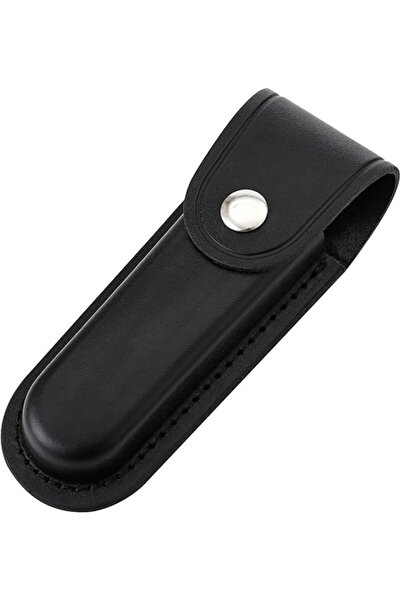 Arabest Folding Pocket EDC Knife Case,Portable Pouch Knife Leather Holster with Snap Closure and Belt Loop