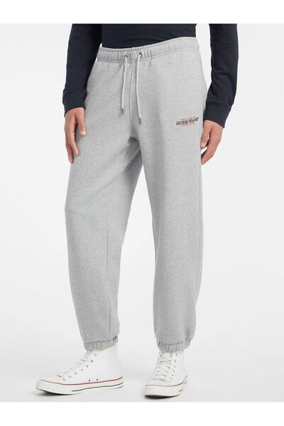 Guess بنطال رياضي بقصة عادية للرجال من الجينز