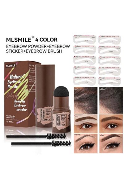 Arabest مجموعة تشكيل وختم الحواجب المقاومة للماء، محدد الحواجب، 10 قوالب حواج...