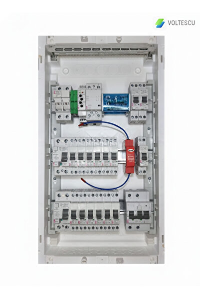 Eti Tablou Electric Monofazat Complet Echipat 16 circuite, Tablou Incastrat 4...