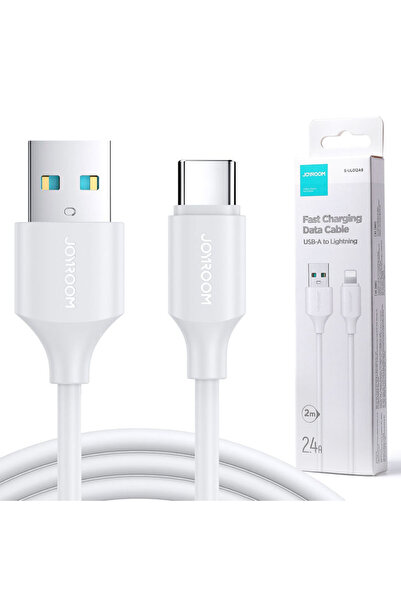 Joyroom Cablu date și încărcător (S-UC027A9), USB-A la USB-C, 3A, 2m, Alb