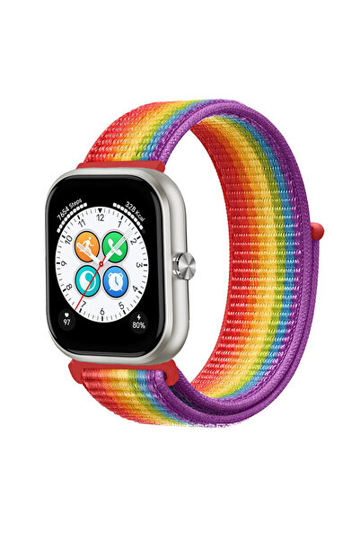 KRETON Honor Choice Watch ile Uyumlu Kordon Cırt Cırtlı Spor Kumaş Kayış