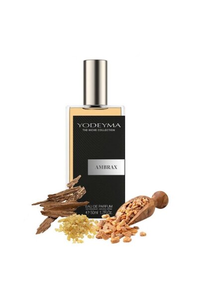 Yodeyma Ambrax Eau de Parfum for Men, Agarwood, Benzoin Resin & Incense, 50 ml