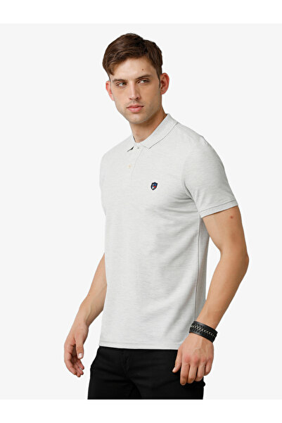 FERVORO By Styli Men Plain White Cotton Polo