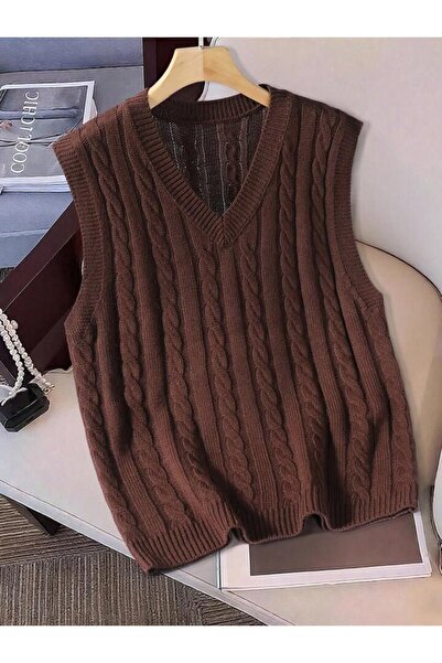 ATE ÖZGÜNEŞ TRİKO TEKSTİL Triko Hair Braided Men's Sweater New Season