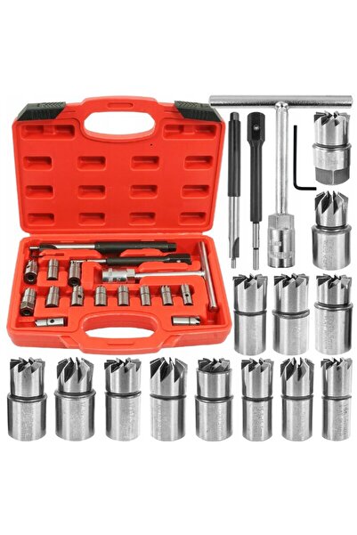 VERKE Trusa 17 freze pentru refacere scaun Injector, set universal pt curatar...