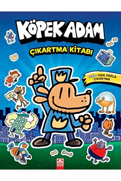 Altın Kitaplar Köpek Adam Çıkartma Kitabı Dav Pilkey