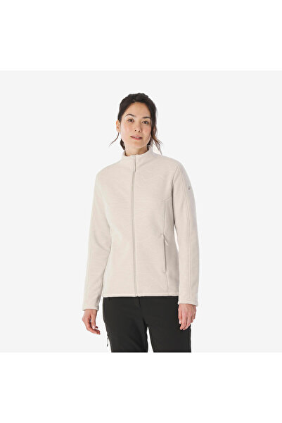 Decathlon Quechua Women's Outdoor Fleece Jacket - Beige - Mh500