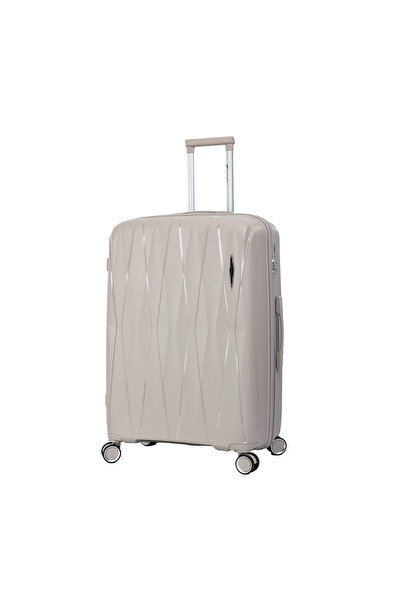 Madisson Cărucior mare SW51103, 100% polipropilenă, 77x50x29 cm, încuietoare, 4 roți 360°, auriu