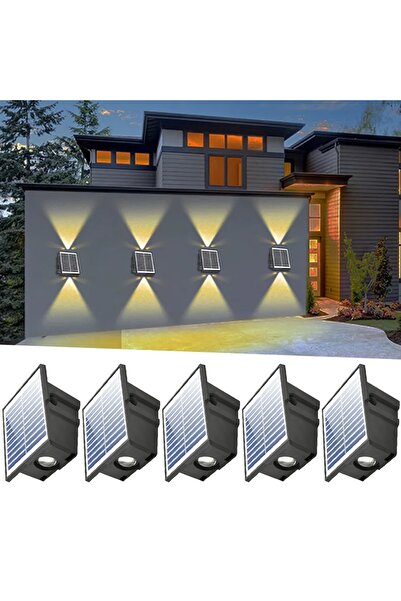 LEDIGANT Set 5 Lampi Solare cu 2 LED-uri, IP65, RGB