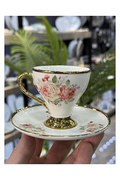 Doğudeko Lüx Porselen Linnea 6 Lı Fincan Takımı