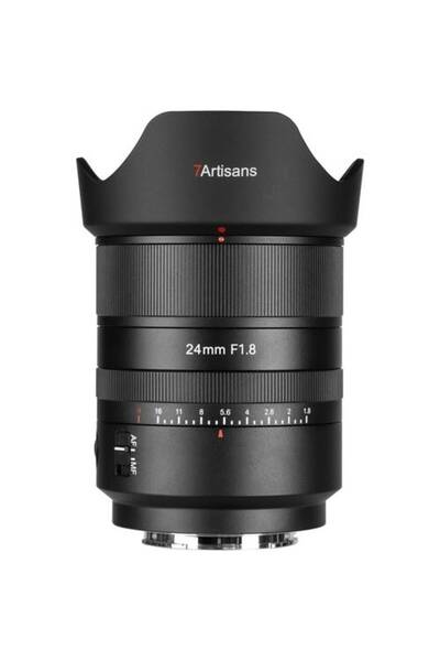 7artisans Obiectiv AF full frame de 24 mm F1.8 Obiectiv cu autofocus Sony E