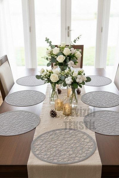 Çt Çeyizci Tekstil Charger, Coffee American Service 6-Piece Charger, 6-Piece Charger, 6-Piece Plate Base