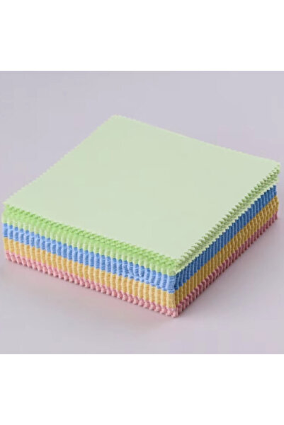 CRM Set of 100 microfiber cleaning wipes, CRM, ideal for glasses, screens and sensitive lenses, multicol