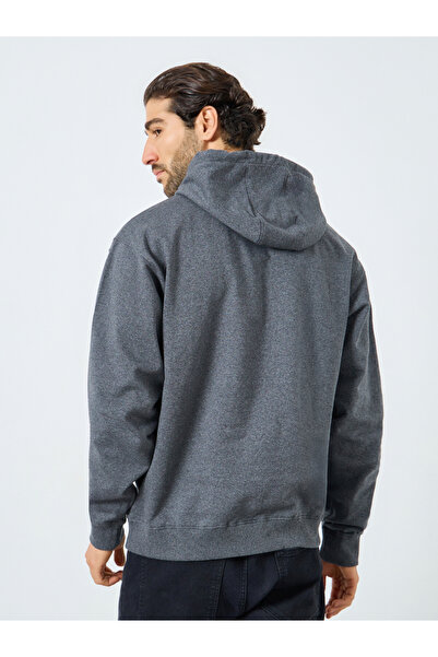 Styli Eco Earth Relaxed Fit Fleece Hoodie with Kangaroo Pocket