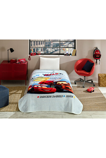 Özdilek Cars Mcqueen Road Disney Lisanslı Tek Kişilik Çocuk Battaniyesi 155x215 Cm