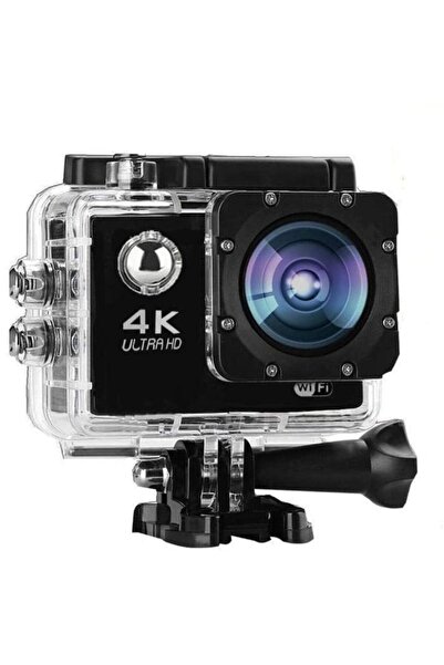 FİOPLUS Kask Kamerası 170 Derece 16 Mp 4K Ultra Hd Wifi Aksiyon Kamerası