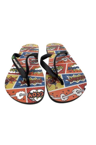 BRASILEIRA Sandale BRASILERAS pentru femei, pentru plajă și piscină - Mărimea 39/40 EU, multicolore, sandale confortabile, fără slip-on