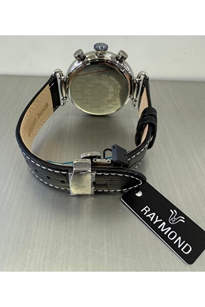 Raymond Leather Men's Wristwatch