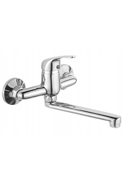 Other Bateria umywalkowa ścienna z ruchomą wylewką Daisy