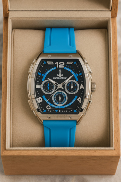 MARCO MARİN SİLİKON KORDON ERKEK KOL SAATİ