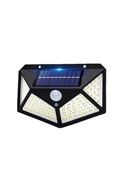 LEDIGANT Lampă solară LED perete cu senzor, 114 LED, puternică, IP65, montaj fără cablu, alb rece