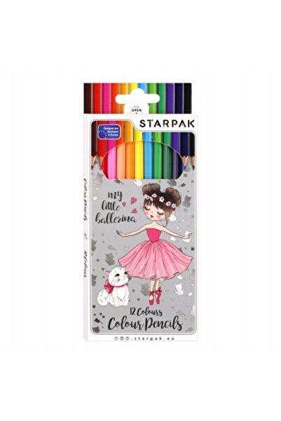 Other Ballerina 12-Color Children's Pencil Crayons Set