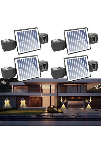 LEDIGANT Set 4 Lampi Solare cu 3 LED-uri, IP65, 3 Culori 6500K 4000K 3000K