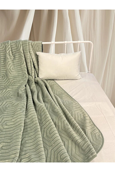 Özdilek Trendy Art Deco svetlo zelena Jednokrevetno Ćebe
