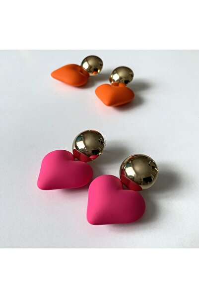 GOX أقراط القلب السائبة