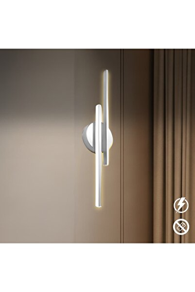 Genel Markalar Adelya Beyaz Modern Dekoratif Ledli Aplik - Günışığı