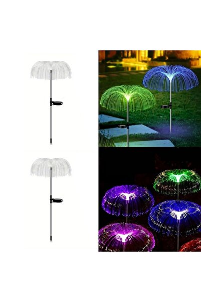 LEDIGANT Lampa Solara LED Meduza pentru Gradina, 90 cm, IP65, Lumini Multicol...