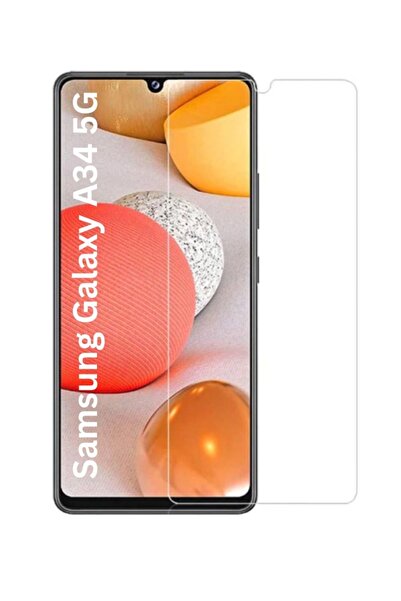 SKYDDAR INNOVATION Folie de protecție pentru Samsung Galaxy A34 5G, protecție 9H, 0.3mm, Clear Vision, set cu autocolant, transparentă