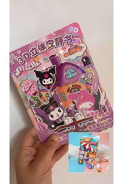 synshop Kuromi Melody 3d Karton Evcilik Oyunu Dıy Aynı Parça Arasına Yapışkan...