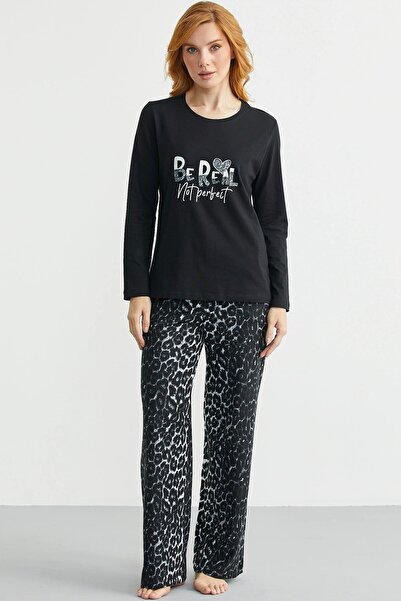 Sementa Soft Textured Leopard Combination Comfortable Set 76486