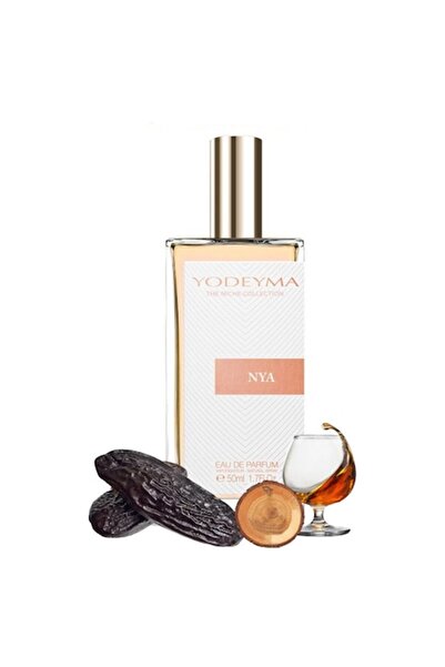 Yodeyma Nya Eau de Parfum for Women, Cognac, Tonka Bean & Oak, 50ml